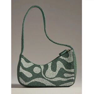Anthropologie Assymetric Beaded Bag